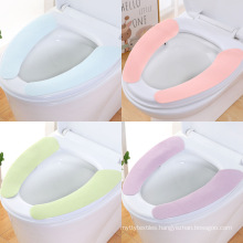 cheap Paste Type Reusable Toilet Seat Cushion scalable soft cover Overcoat Toilet Case